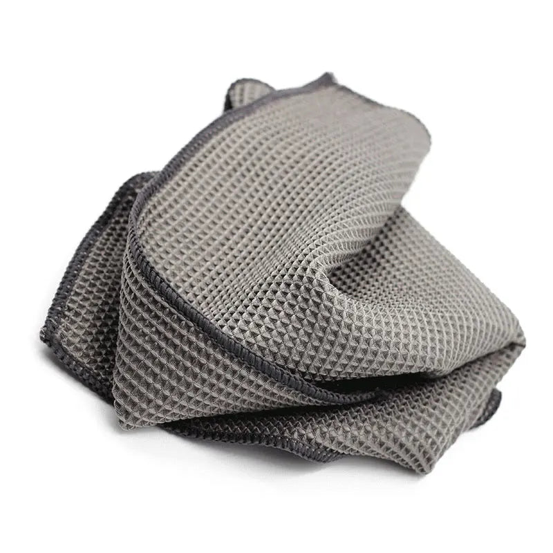 1 Pair Waffle Auto Towels Detailing Cleaning Cloth Car Rag Wash Towel Fast Dry Car Home Care Maintenance Accessories 40X40cm