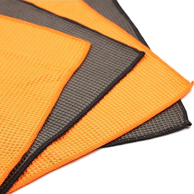 1 Pair Waffle Auto Towels Detailing Cleaning Cloth Car Rag Wash Towel Fast Dry Car Home Care Maintenance Accessories 40X40cm